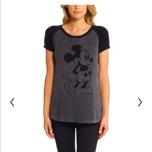 Disney's Mickey Mouse Barefoot Dreams® Cozy Raglan Tee shirt xl